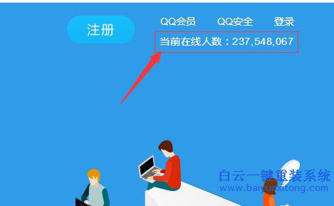 騰訊QQ當前在線人數，騰訊QQ，在線人數步驟