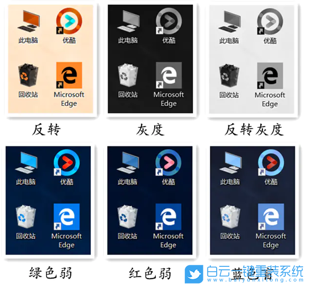 win10,顏色濾鏡步驟