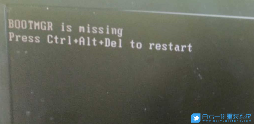 bootmgr,系統損壞,開機黑屏步驟