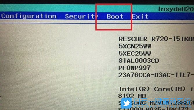 聯想拯救者,重裝系統,U盤啟動項步驟