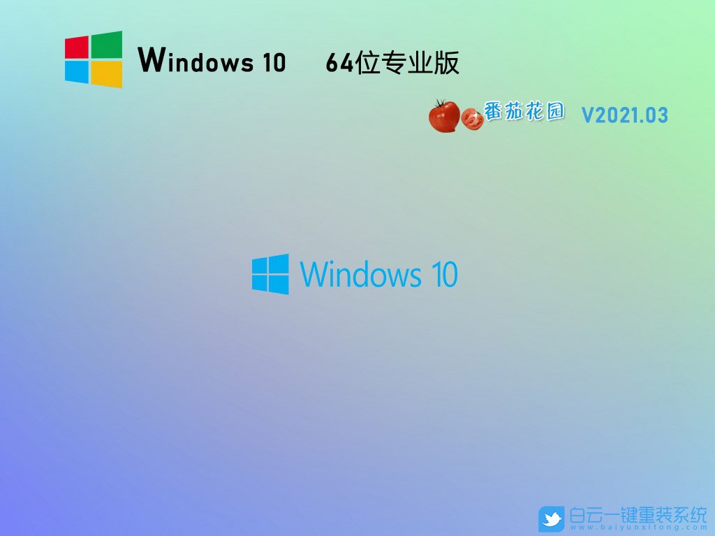 番茄花園 Win10 64位最新專業版 V2021.03 安裝圖集1
