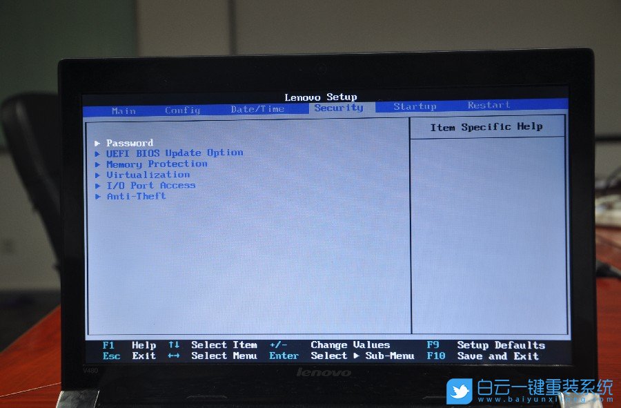 聯想揚天,BIOS,管理員密碼設置步驟