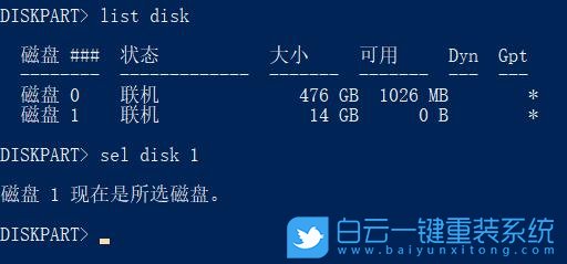 Win10,Diskpart,格式化分區(qū)步驟