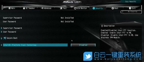華擎主板,華擎TPM,Win11,BIOS設置步驟