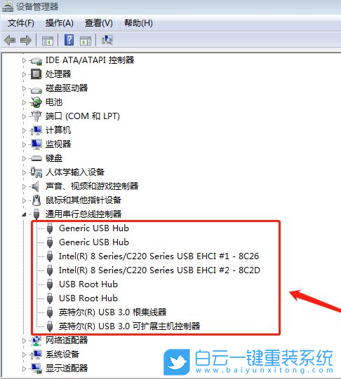 Win7,重裝系統,USB不能用,USB無法識別步驟