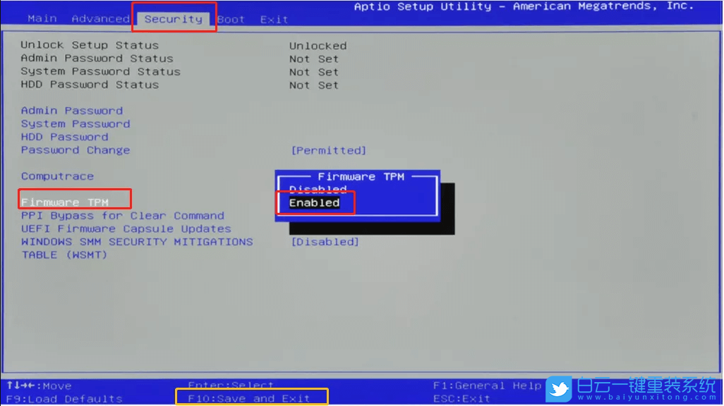 戴爾電腦,戴爾筆記本,TPM,win11,BIOS設置步驟