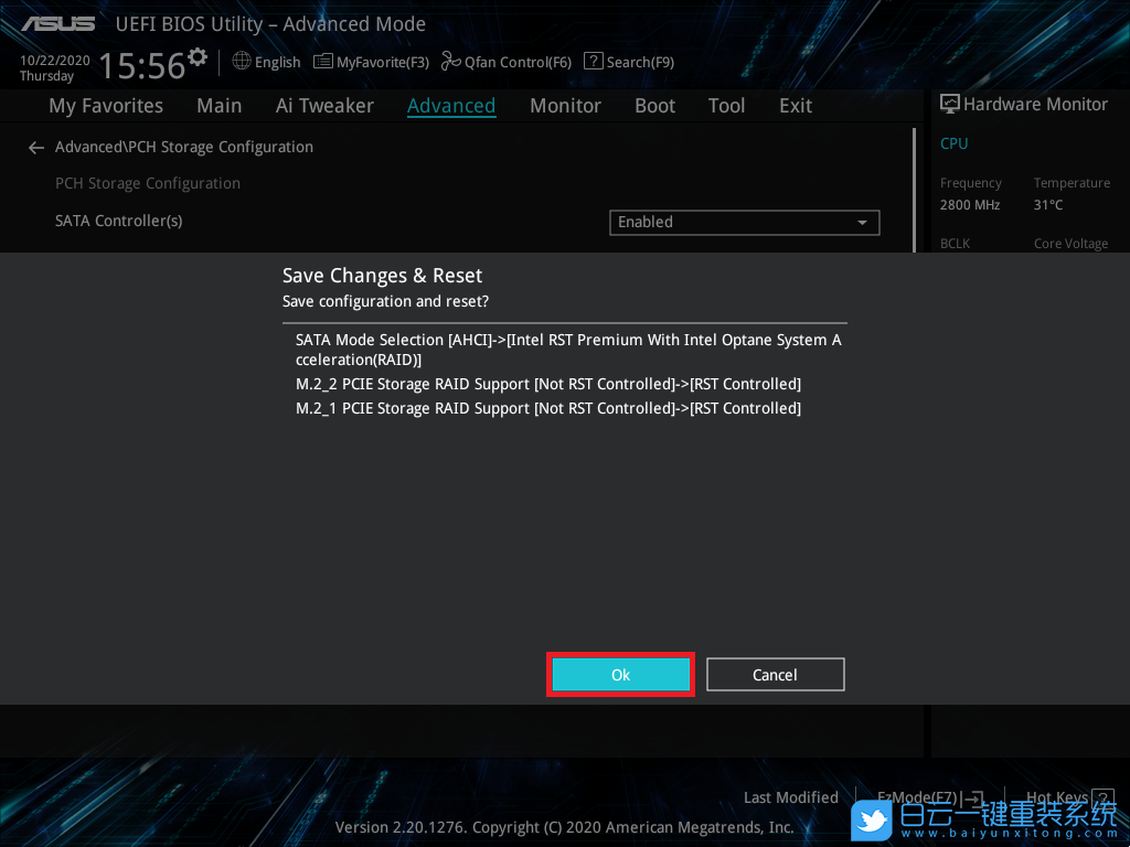 華碩,Intel,華碩主板,英特爾,RAID步驟