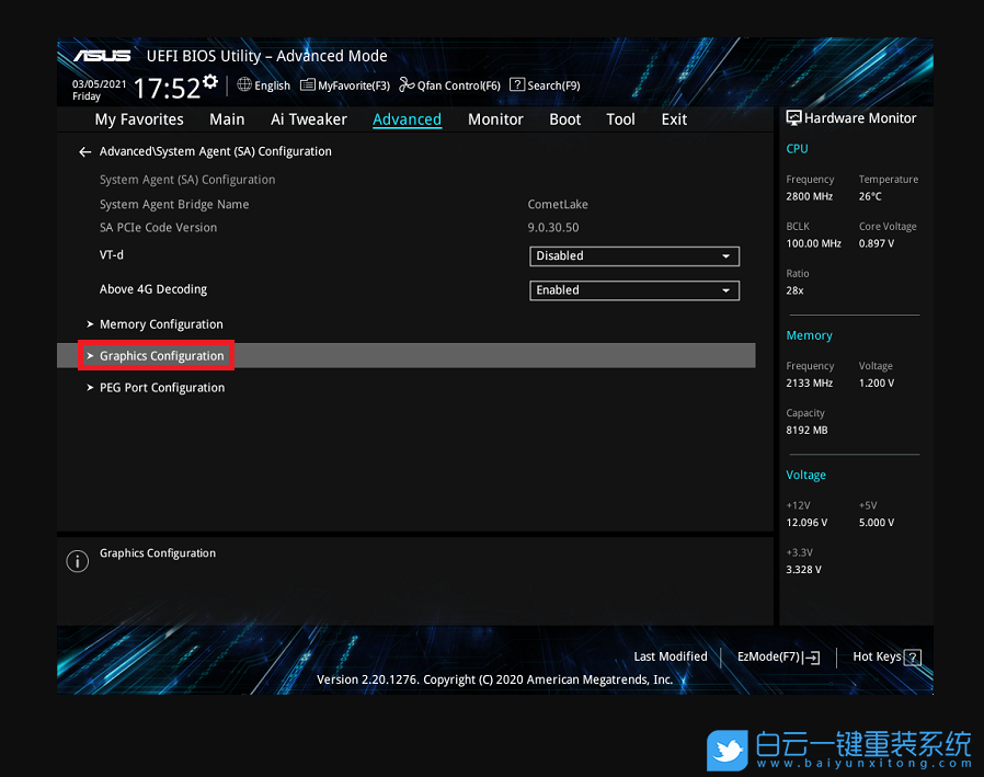 華碩,Z490M,iGPU步驟